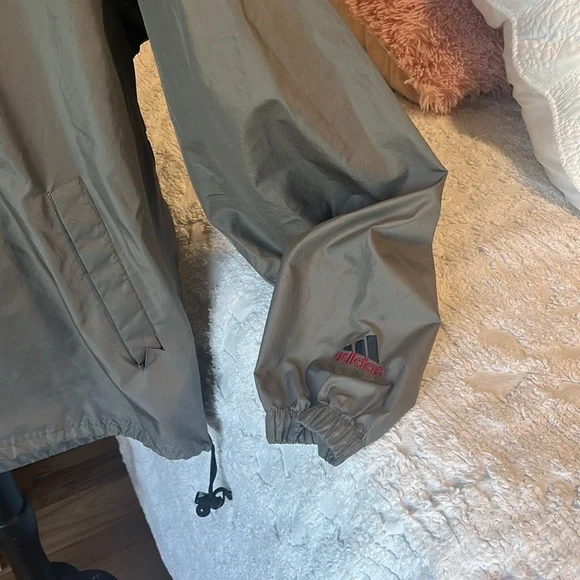 Adidas Gray Windbreaker Pullover - Picture 4 of 9